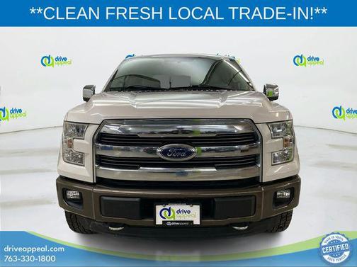 White Platinum Metallic Tri-Coat 2016 Ford F-150 Lariat