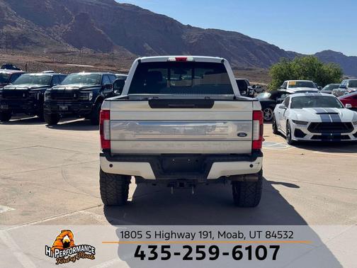 WHITE PLATINUM MET TRI-COAT 2017 Ford F-350 Platinum