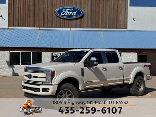 WHITE PLATINUM MET TRI-COAT 2017 Ford F-350 Platinum