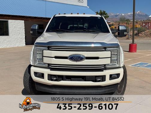 WHITE PLATINUM MET TRI-COAT 2017 Ford F-350 Platinum