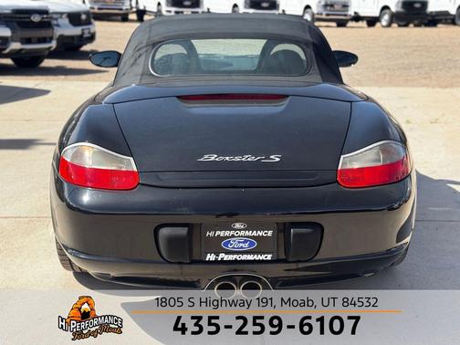 Black 2003 Porsche Boxster S