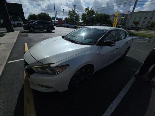 Pearl White 2016 Nissan Maxima 3.5 SR