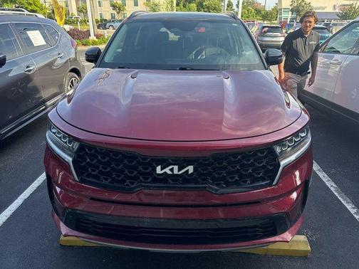 Passion Red Tintcoat 2022 Kia Sorento S