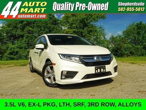 White Diamond Pearl 2019 Honda Odyssey EX-L