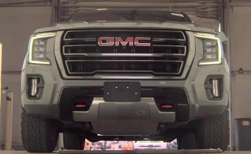 Satin Steel Metallic 2021 GMC Yukon 4WD AT4