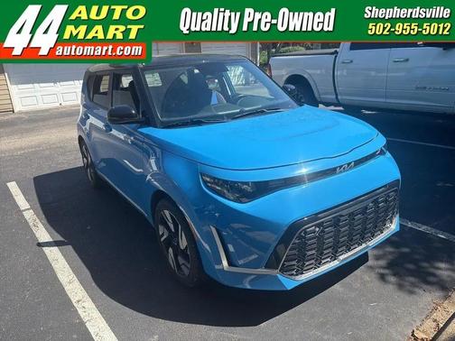 Surf Blue w/Black Roof 2023 Kia Soul GT-Line