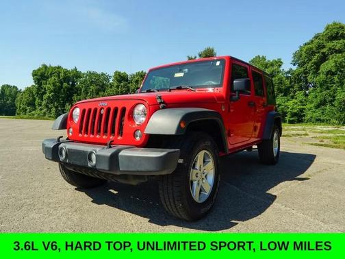 Firecracker Red Clear Coat 2015 Jeep Wrangler Unlimited Sport