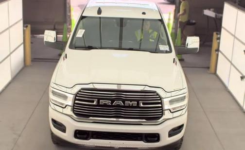 Bright White Clearcoat 2023 RAM 2500 Laramie Crew Cab 4x4 6'4' Box
