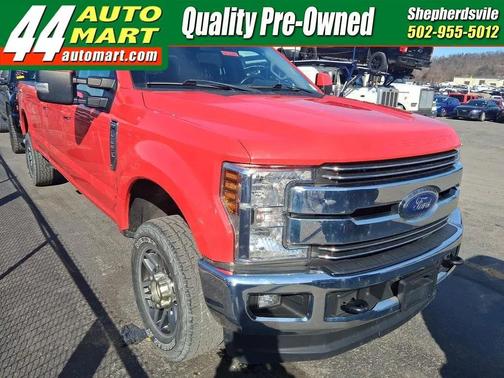 Red 2018 Ford F-250 Lariat