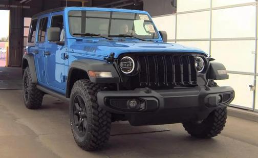 Hydro Blue Pearlcoat 2022 Jeep Wrangler Willys