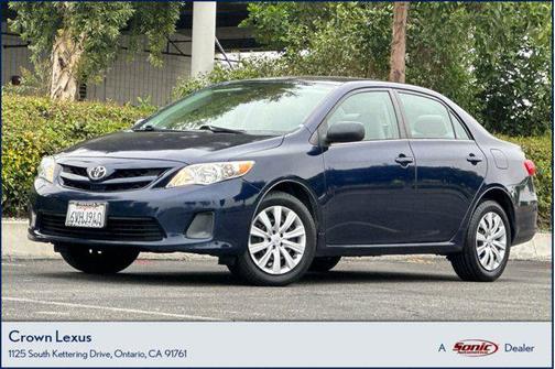Blue 2013 Toyota Corolla LE