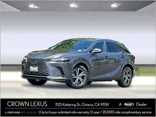 Cloudburst Gray 2024 Lexus RX 350 Base