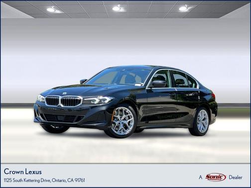 Black 2025 BMW 330 330i