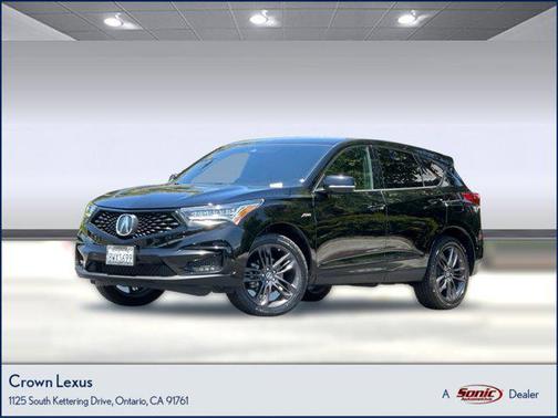 Black 2021 Acura RDX A-Spec