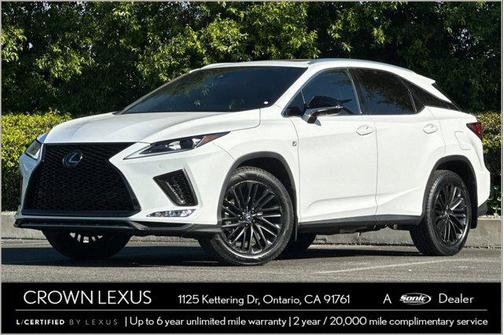 2022 Lexus RX 350 F SPORT Handling