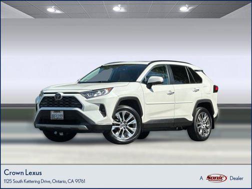 Blizzard Pearl 2020 Toyota RAV4 Limited