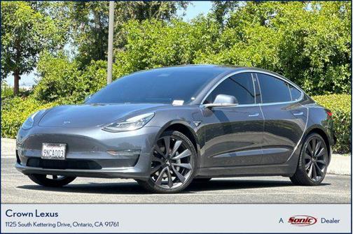 Gray 2018 Tesla Model 3 Long Range