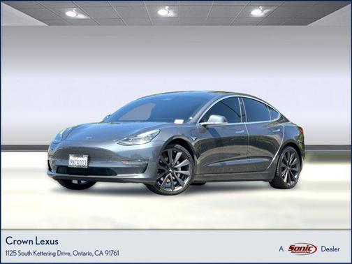 Gray 2018 Tesla Model 3 Long Range