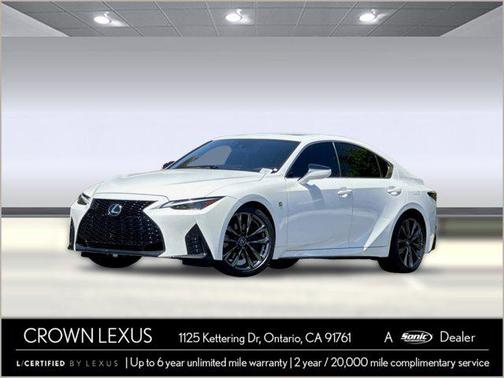 Ultra White 2023 Lexus IS 350 Base