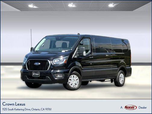 Agate Black Metallic 2023 Ford Transit-350 XL