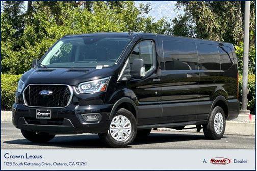 Agate Black Metallic 2023 Ford Transit-350 XL