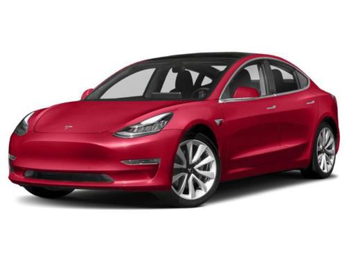 Red Multi-Coat 2018 Tesla Model 3 Long Range