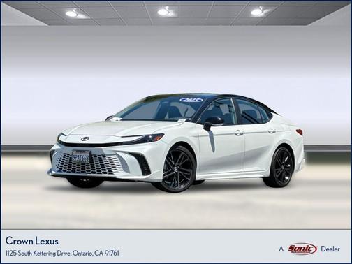 White 2025 Toyota Camry XSE