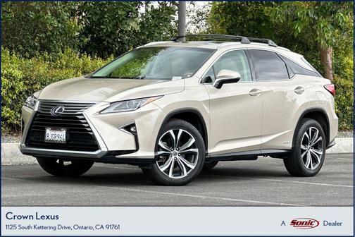 Satin Cashmere Metallic 2019 Lexus RX 450h Base