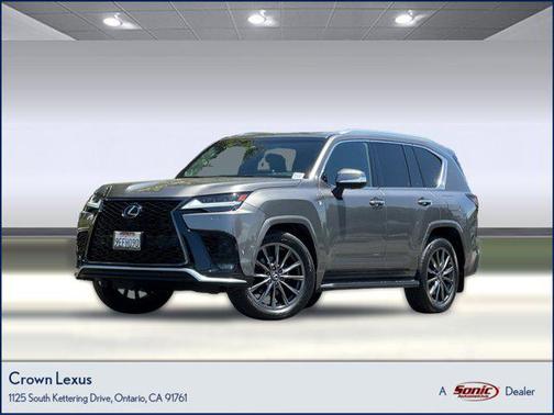 Gold 2022 Lexus LX 600 F SPORT