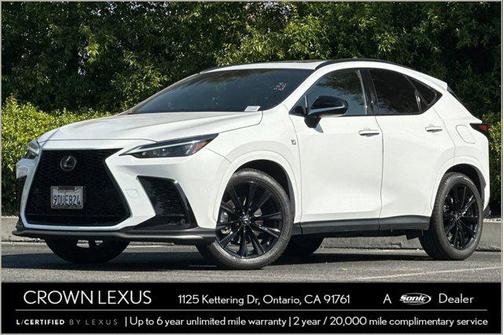 Ultra White 2022 Lexus NX 350 F SPORT Handling
