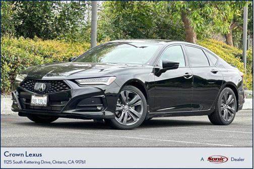 Majestic Black Pearl 2022 Acura TLX A-Spec