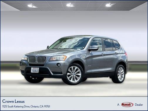 Space Gray Metallic 2014 BMW X3 xDrive28i
