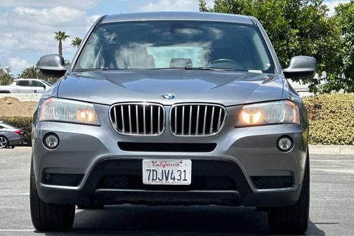 Space Gray Metallic 2014 BMW X3 xDrive28i
