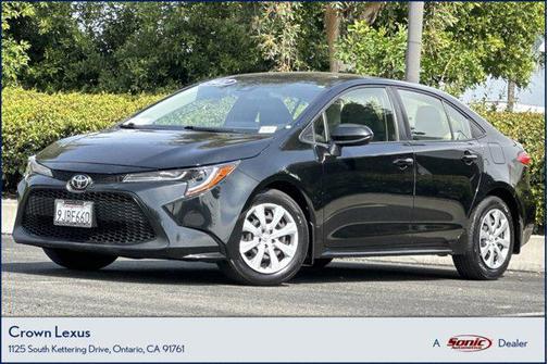 Black Sand Pearl 2022 Toyota Corolla LE