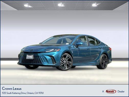 Blue 2025 Toyota Camry XSE