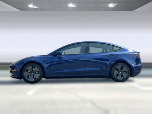 Deep Blue Metallic 2021 Tesla Model 3 Standard Range Plus