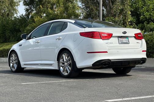Snow White Pearl 2015 Kia Optima SXL Turbo