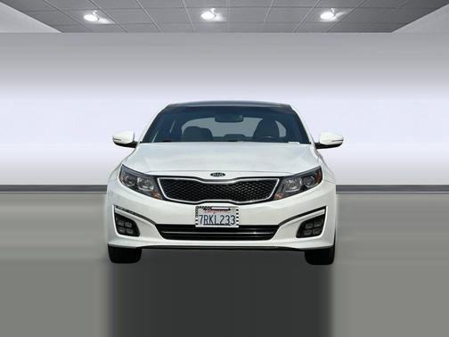 Snow White Pearl 2015 Kia Optima SXL Turbo