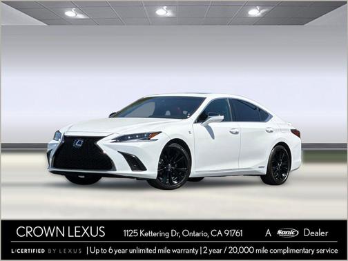Ultra White 2022 Lexus ES 300h F SPORT