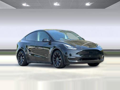 Solid Black 2022 Tesla Model Y Performance Dual Motor All-Wheel Drive