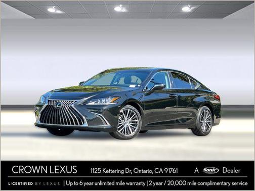 Black 2024 Lexus ES 350 Base