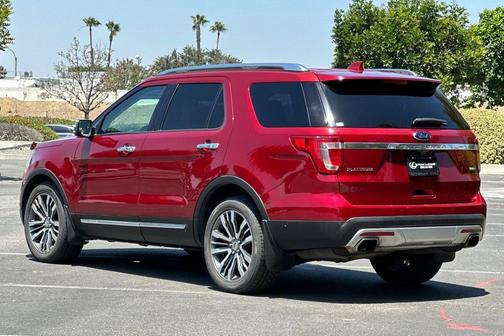 Maroon 2017 Ford Explorer Platinum