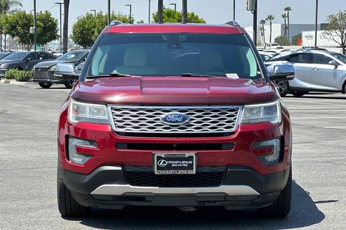 Maroon 2017 Ford Explorer Platinum