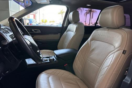 Maroon 2017 Ford Explorer Platinum