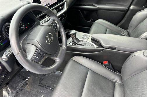 Cloudburst Gray with Obsidian Roof 2024 Lexus UX 250h F Sport