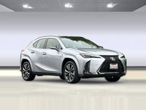 Cloudburst Gray with Obsidian Roof 2024 Lexus UX 250h F Sport