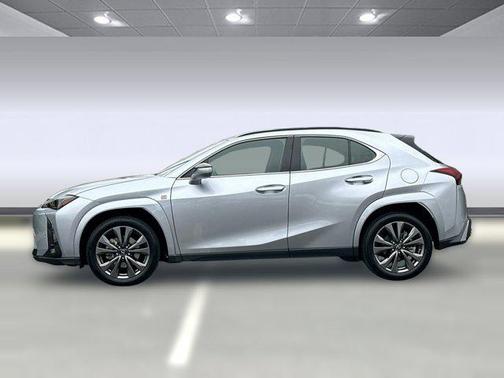 Cloudburst Gray with Obsidian Roof 2024 Lexus UX 250h F Sport