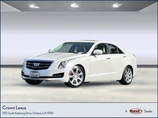 Crystal White Tricoat 2016 Cadillac ATS 2.5L Luxury