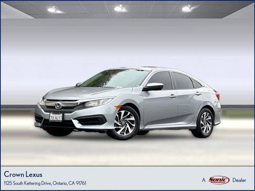 Lunar Silver Metallic 2016 Honda Civic EX