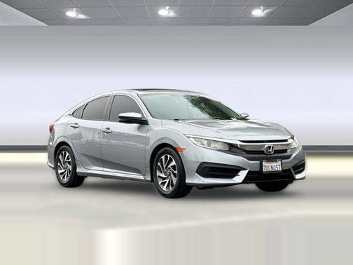 Lunar Silver Metallic 2016 Honda Civic EX
